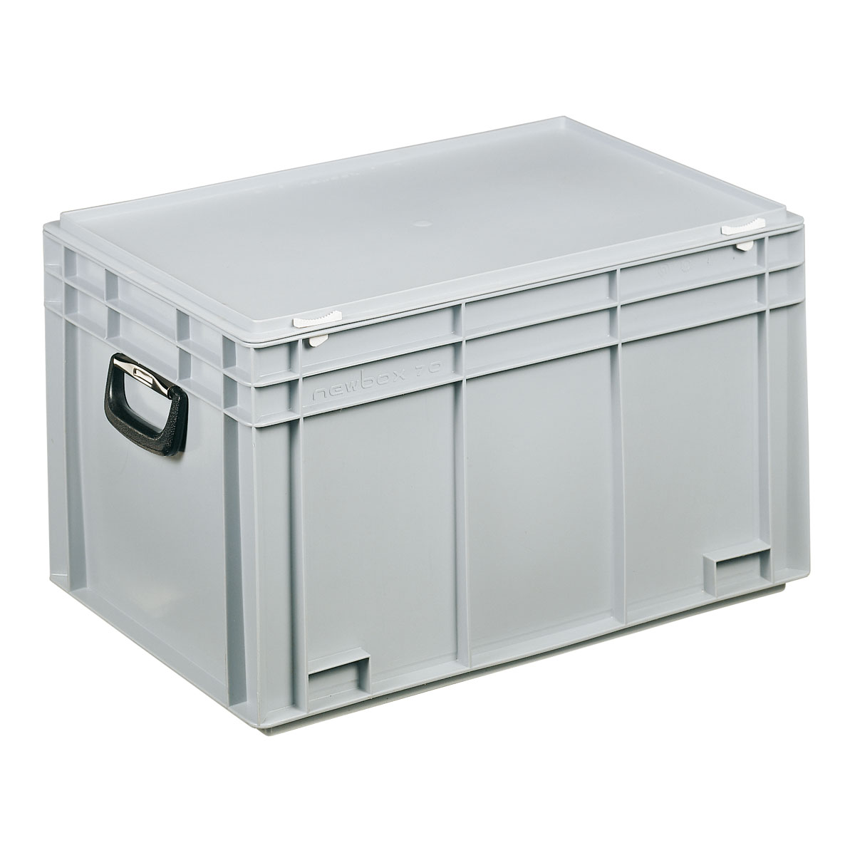 Newbox-Koffer-PC_70_2M-grau_w Newbox Koffer mit 2 Handgriffen