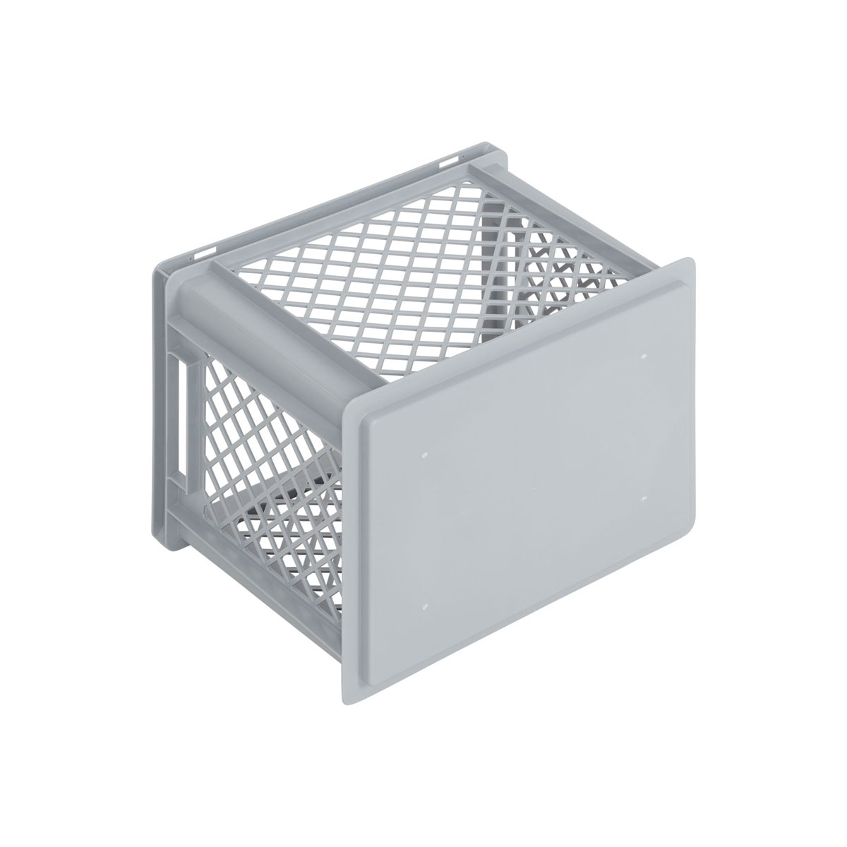 NB31V2_400x300x320_02_w Newbox 33, v2 400x300x320 mm, Boden glatt, Seitenwände durchbrochen