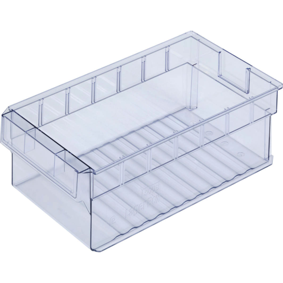 Regallagerbox 400B lang Transparent