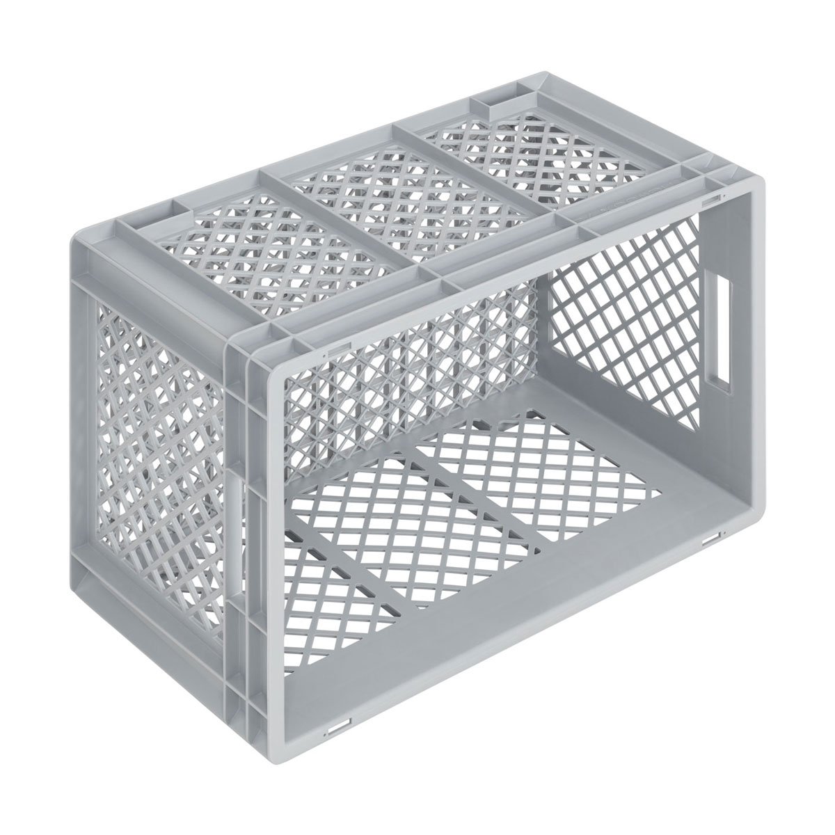 NB70V3_600x400x340_03_w Newbox 70, v3, 600x400x340 mm, Boden und Seitenwände durchbrochen