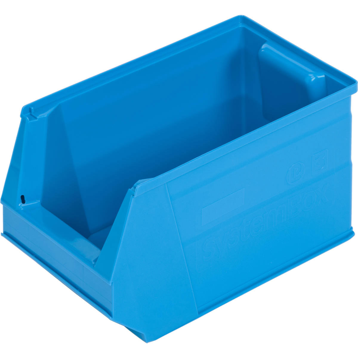 SB-3-Blau-350x210x200mm_1 Systembox 3 mit Etikettenfeld
