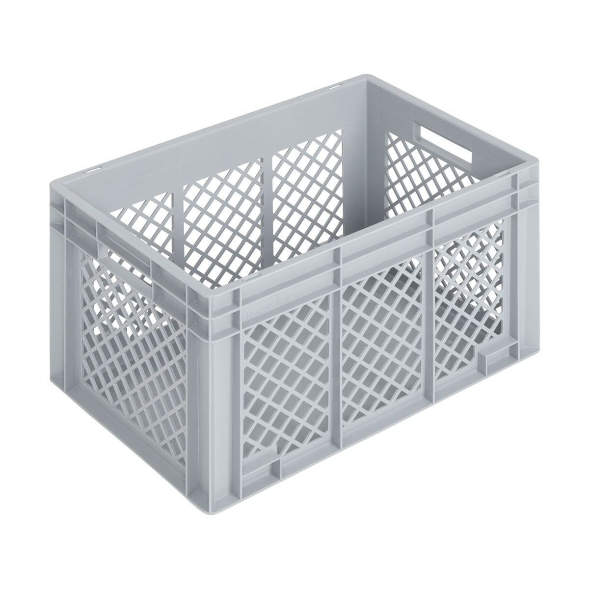 NB70V2_600x400x340_01_w Newbox 70, v2, 600x400x340 mm, Boden glatt, Seitenwände durchbrochen