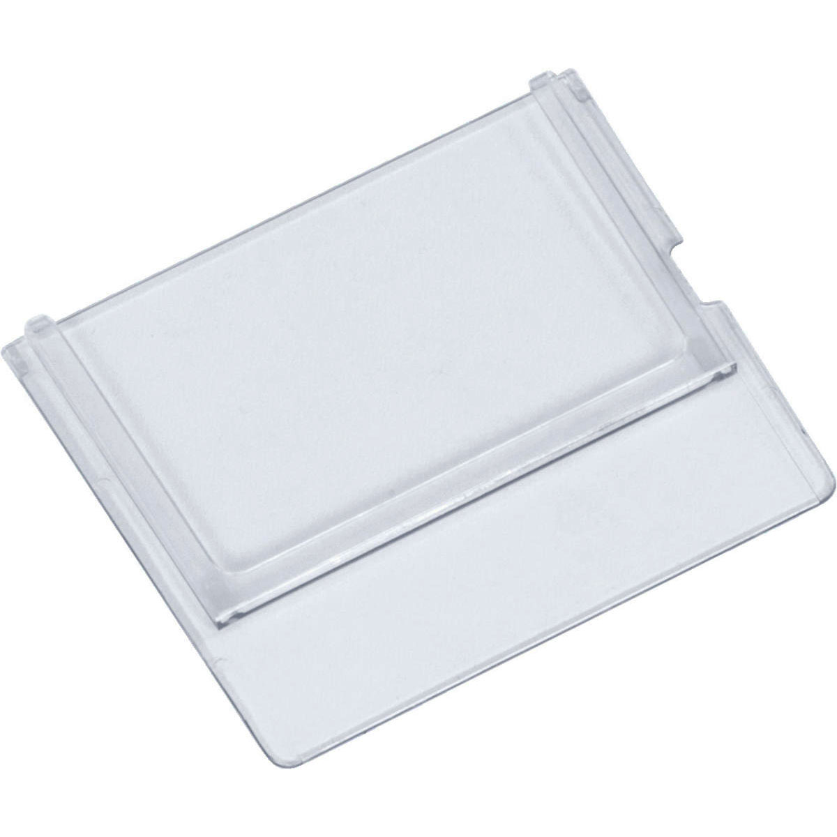 LB0001-Trenneinsatz-transparent-91mm TransparenterTrenneinsatz mit Etikettenfeld (Zubehör)