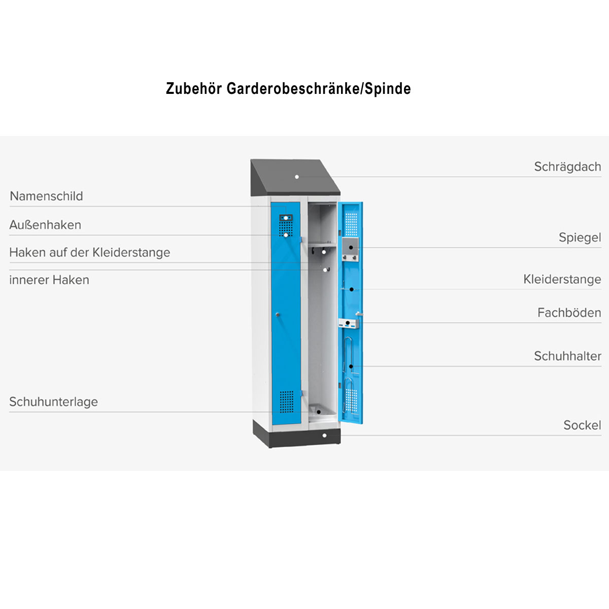 Zubeh-r-Garderobeschrank Zubehör für Garderobeschrank