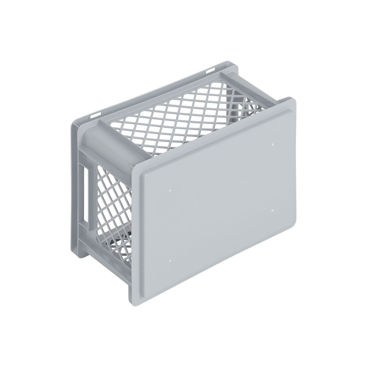 NB20V2_400x300x220_02_w Newbox 20, v2 400x300x220 mm, Boden glatt, Seitenwände durchbrochen