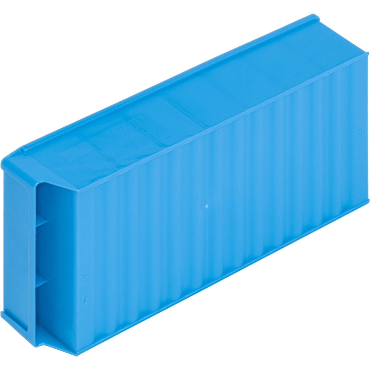 LB4020-400x183x81_Blau_2 Gewellter Boden für einfache Entnahme der Kleinteile