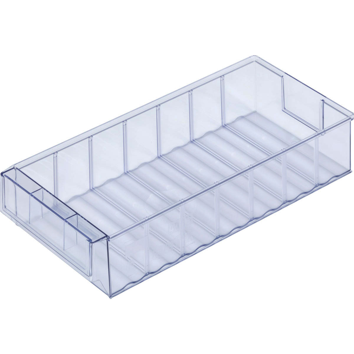 Regallagerbox 400 mm lang Transparent