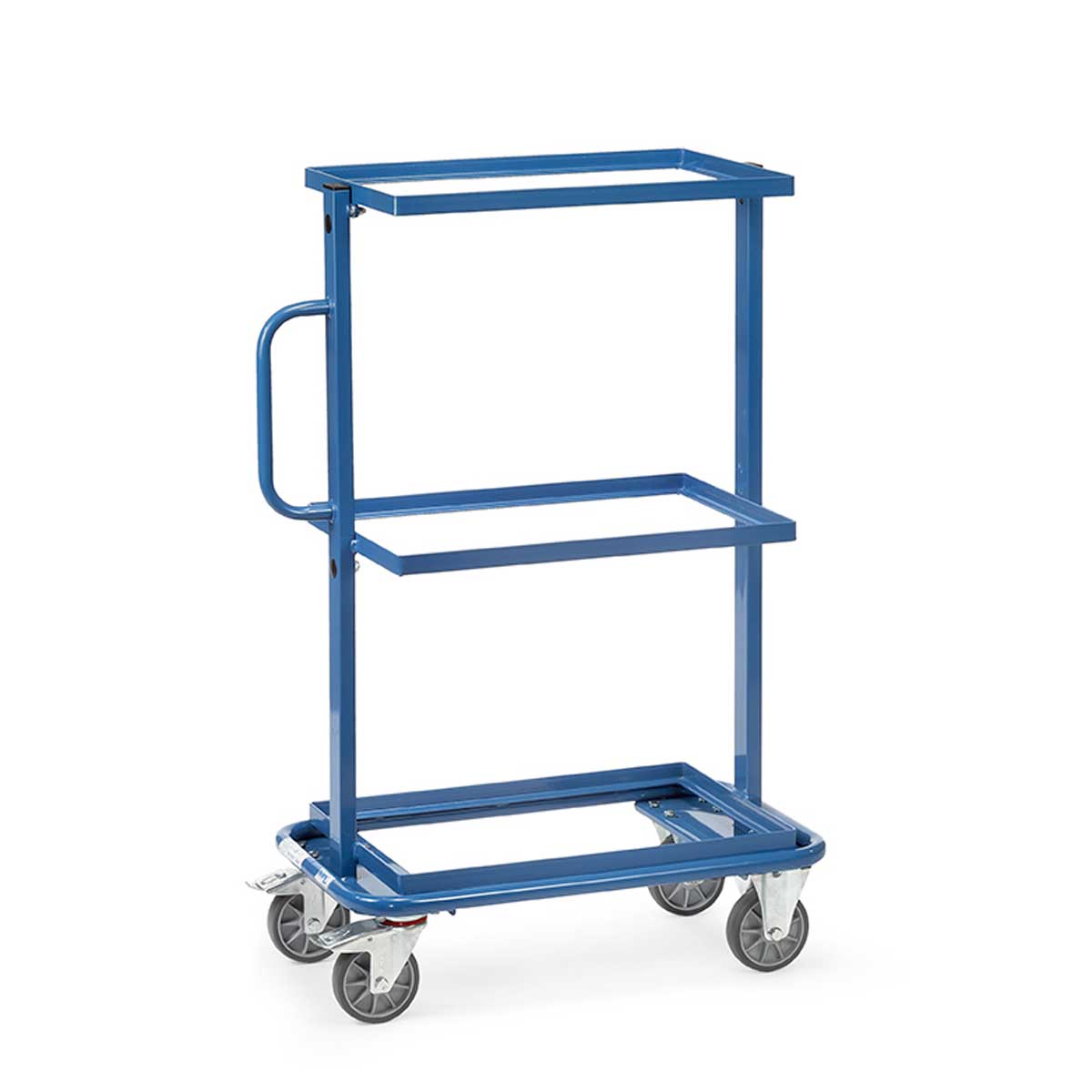 Beistellwagen-f-r-Newbox-Kisten-3-Ebenen Beistellwagen 3 offene Rahmen für Newboxkisten (als Zubehör zu bestellen)