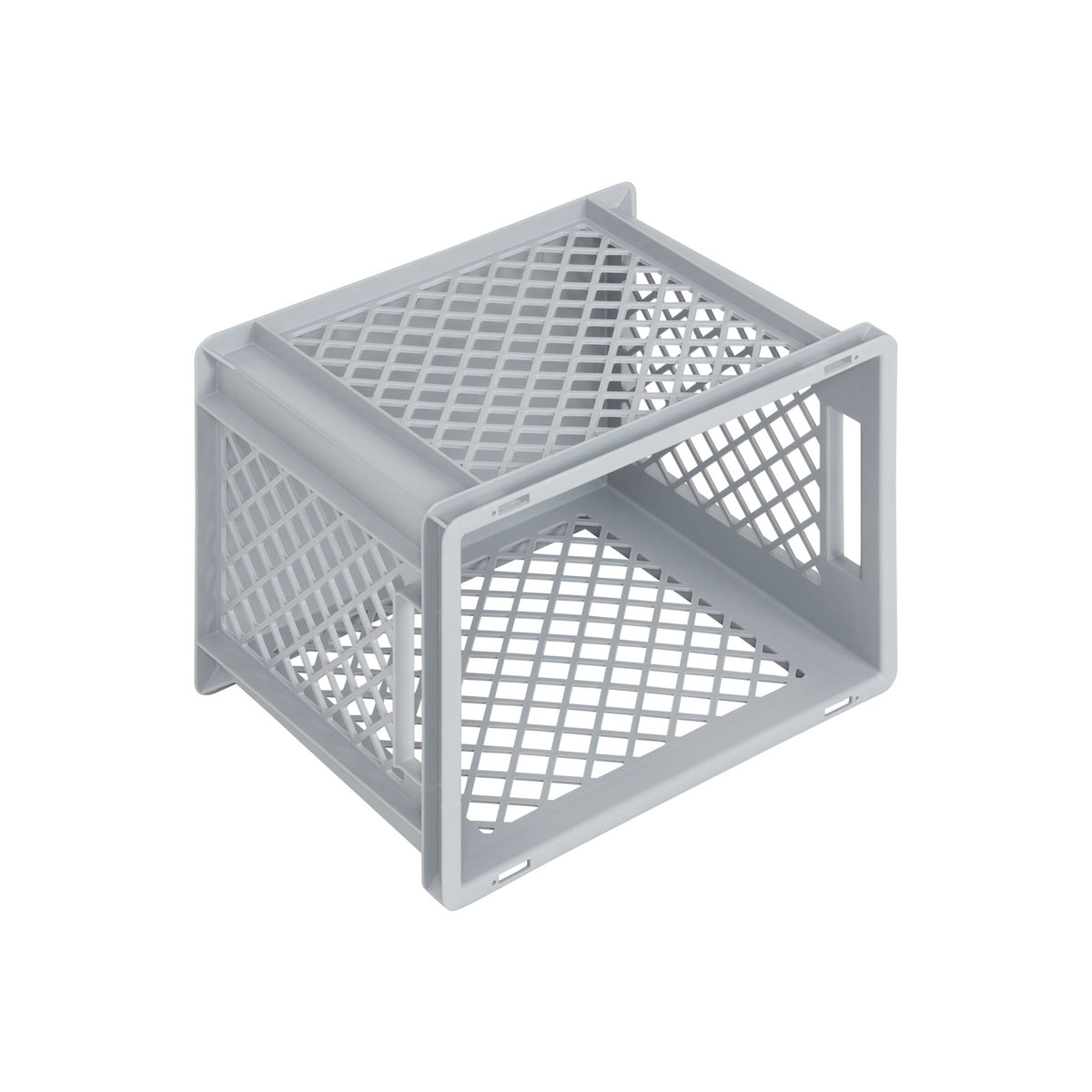 NB31V2_400x300x320_03_w Newbox 33, v2 400x300x320 mm, Boden glatt, Seitenwände durchbrochen