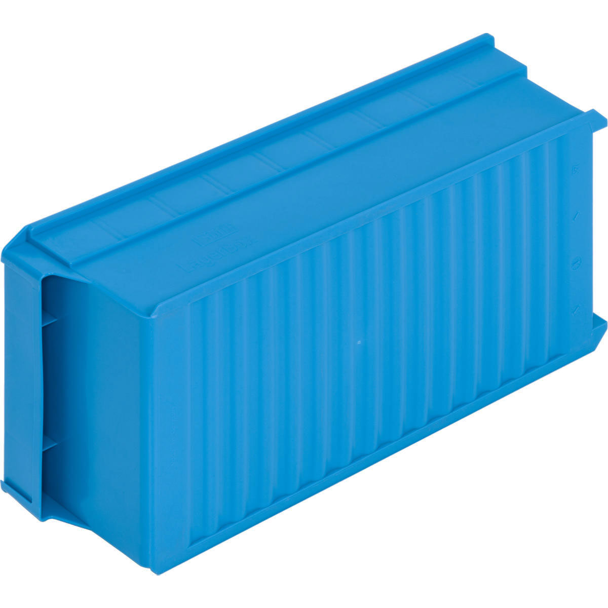 LB5030-500x236x145_Blau_2 Gewellter Boden für einfache Entnahme der Kleinteile