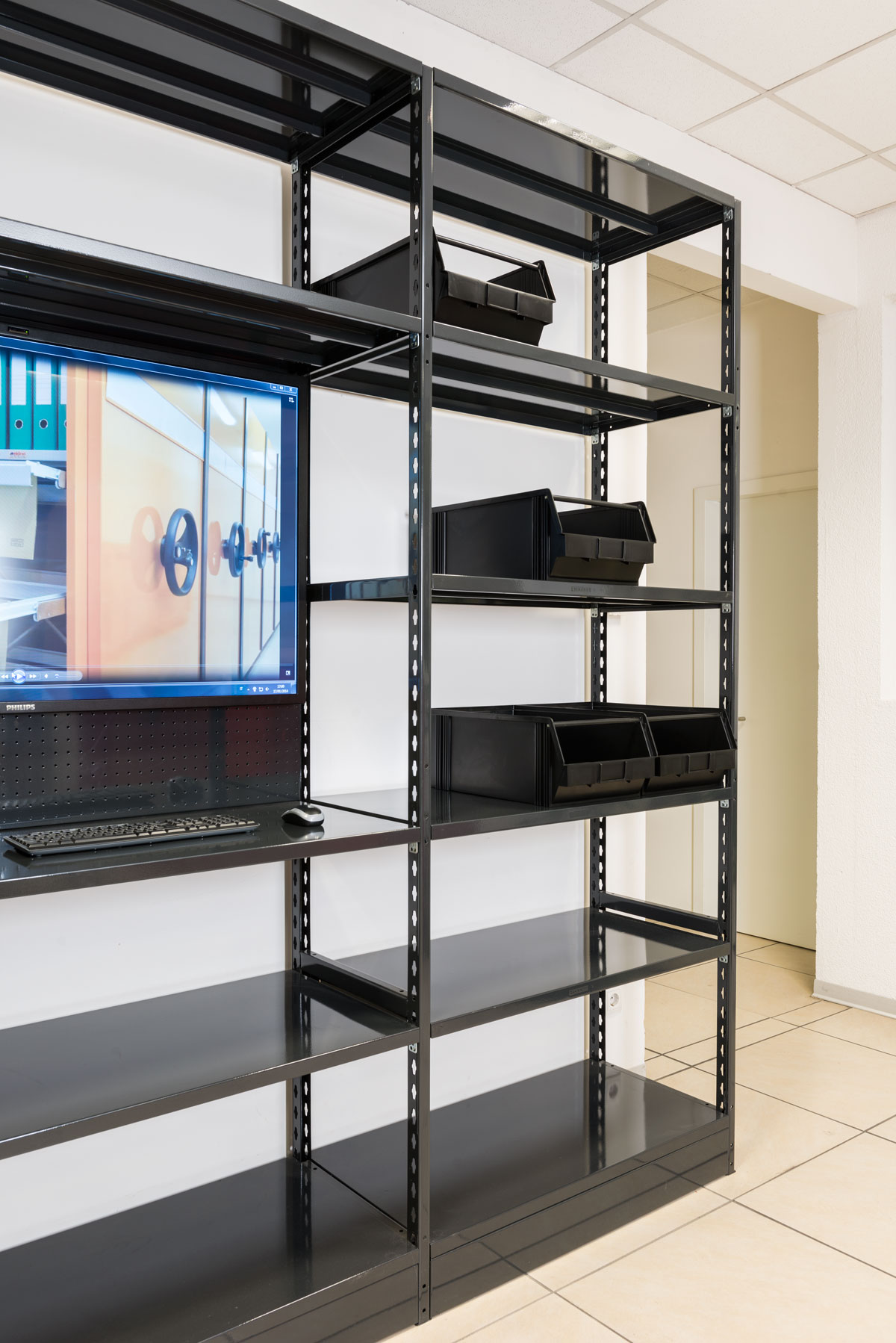 pulverbeschichtes-Regal-7-Fachboedenq7YPfvxMsEiZF Anbauregal 6 Fb 2500x1000x500 280kg