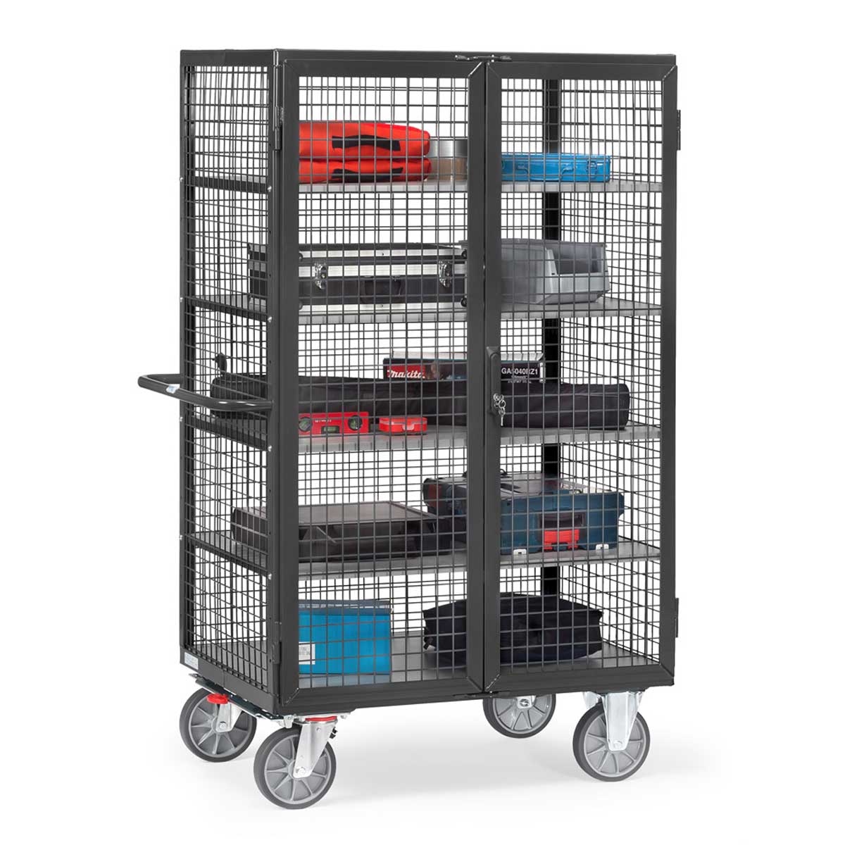 Kastenwagen-5392_7016_wA Kastenwagen mit Gitterwänden, RAL 7016