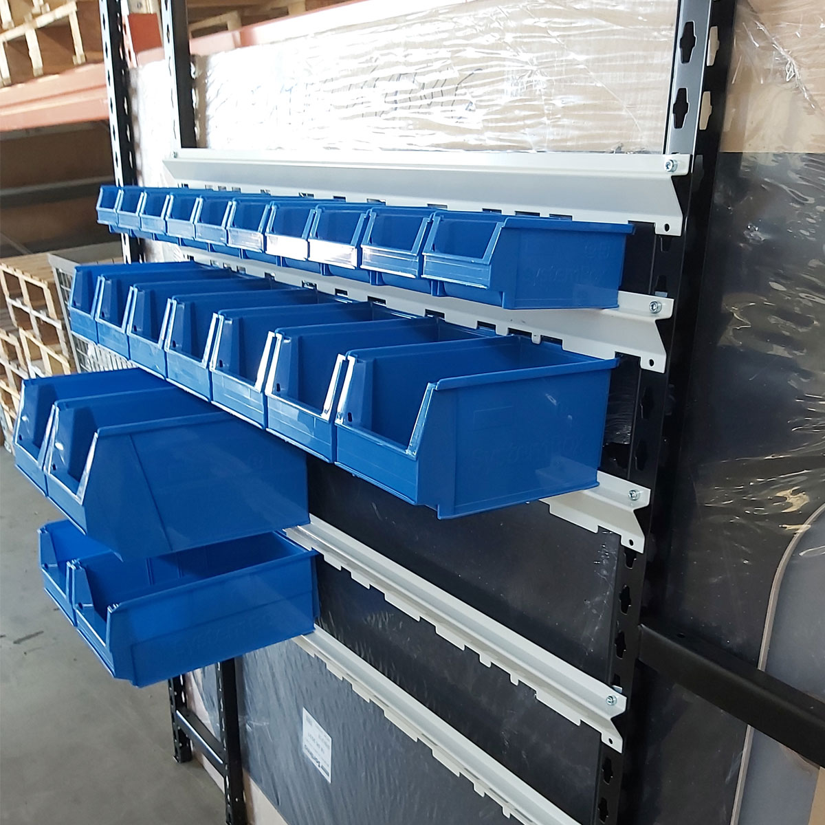 Systembox-auf-Aufh-ngeschiene-PD Passen für Trägersystem Prokoss mobiler Behälterwagen