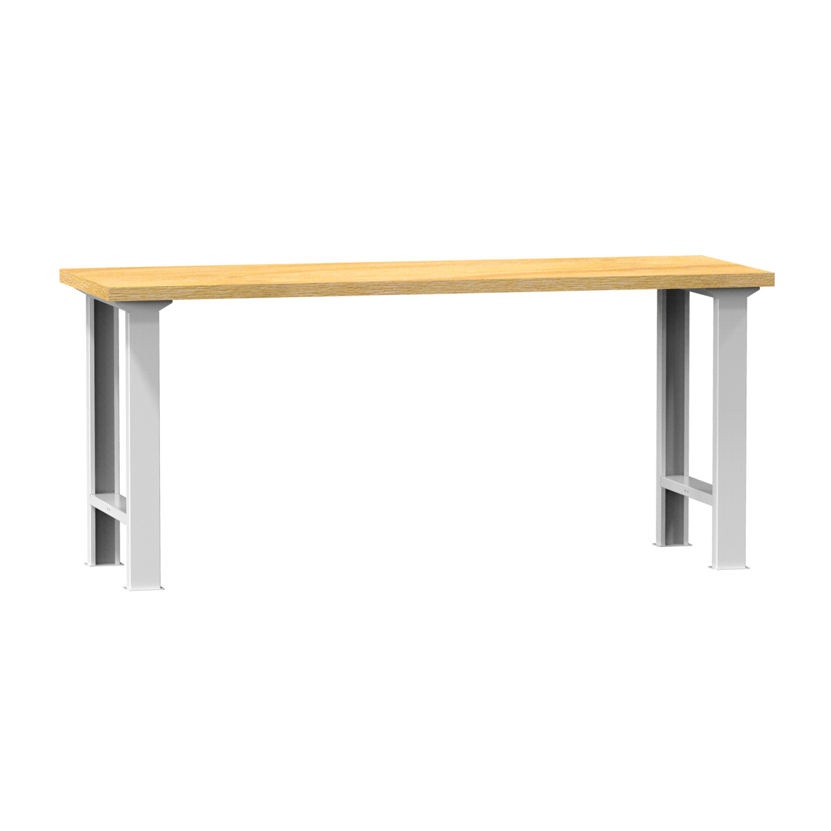 Werkbank-Buchenplatte-200-cm Werkbank 200x70 cm Werkstattqualität