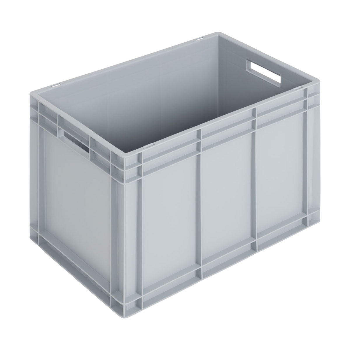 NB80V1_600x400x420_01_w Newbox 80, v1, 600x400x420 mm, grau, Boden und Seitenwände glatt