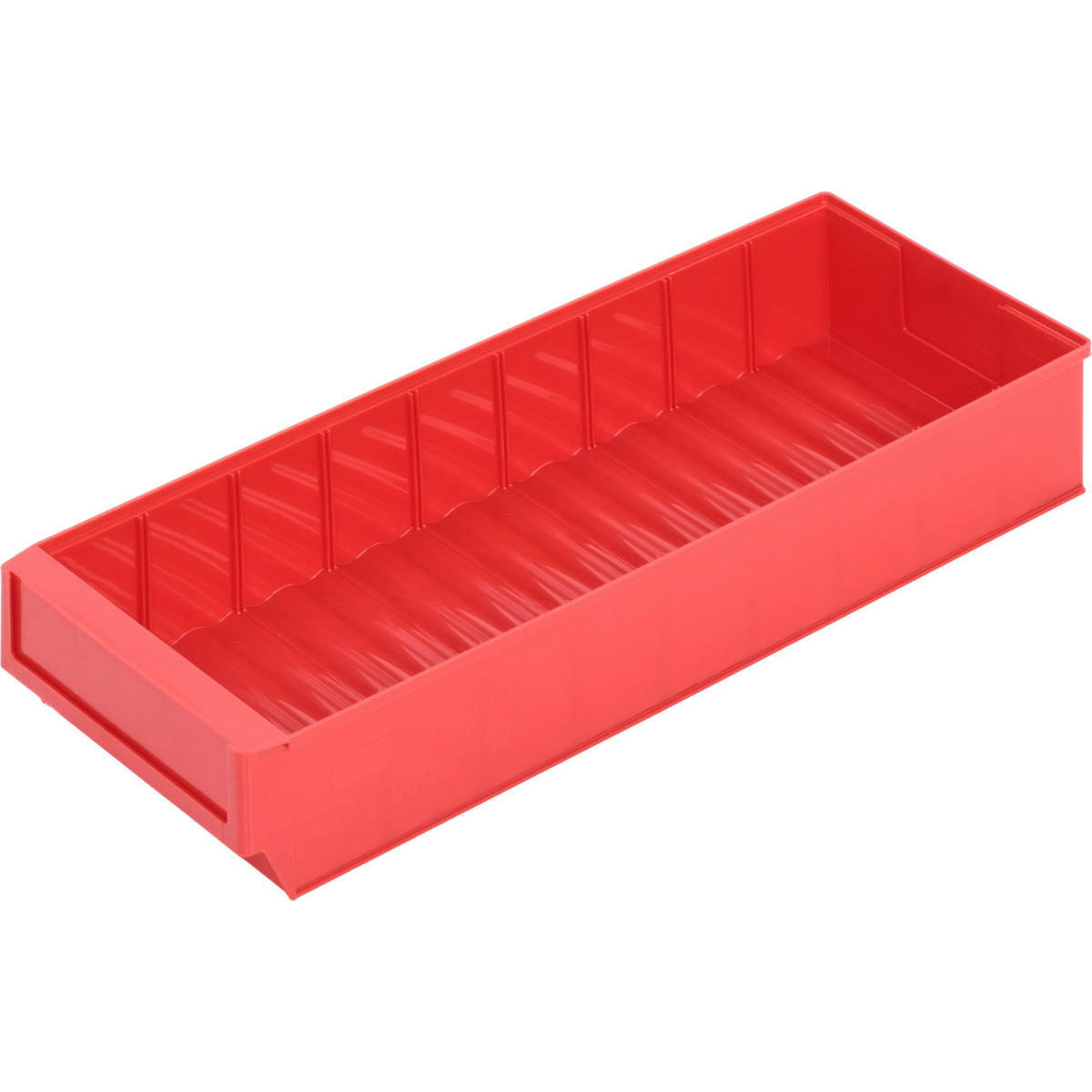 Regallagerbox 500 mm lang Rot